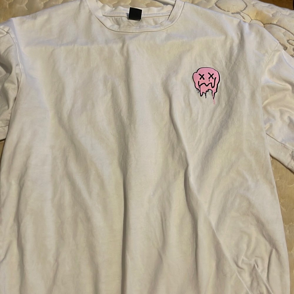 Pink face shirt